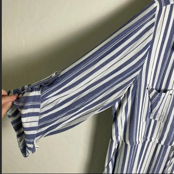 Torrid Blue Nautical Striped Dress - Picture 9 of 15